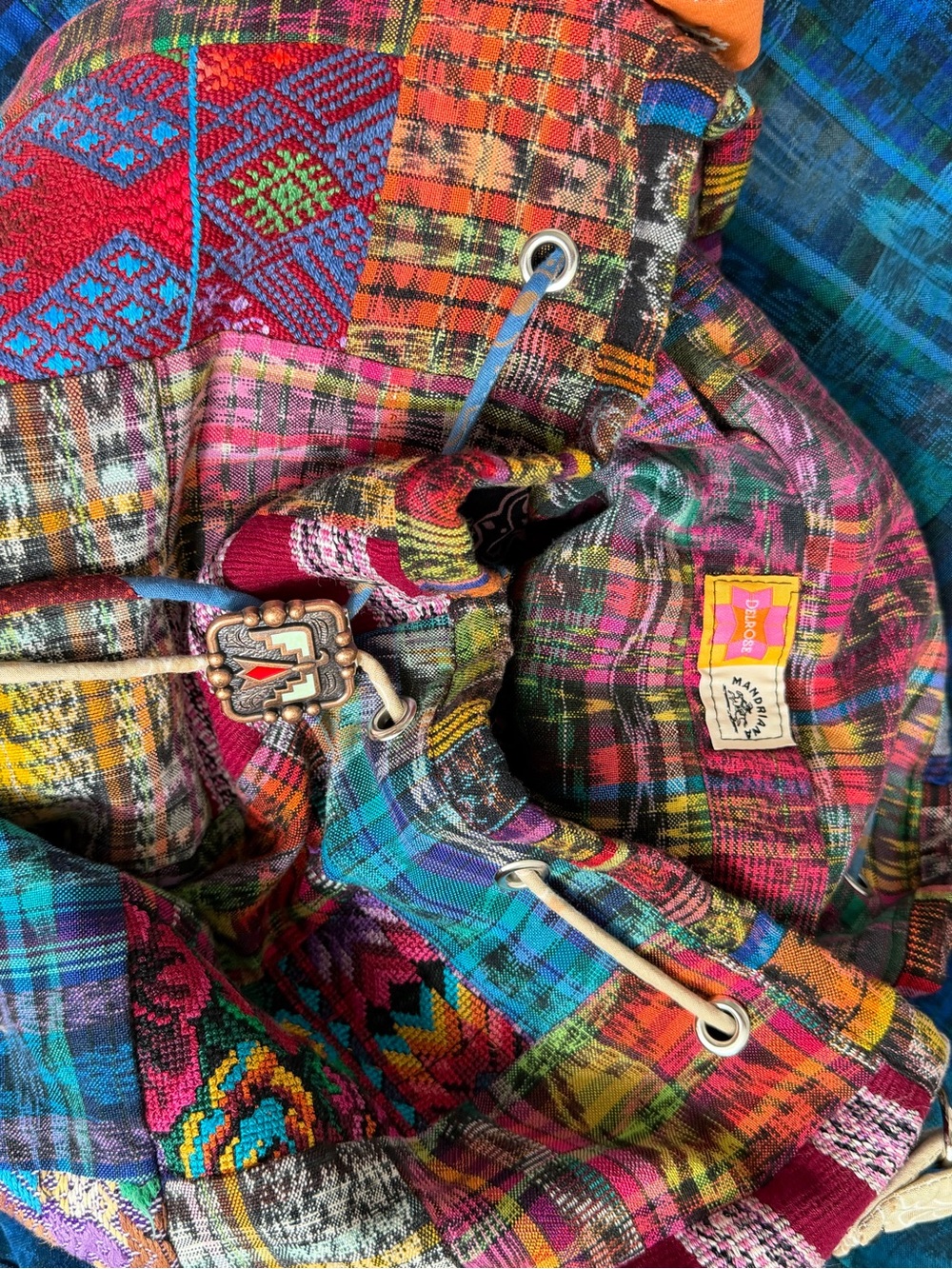 Mandriana Bandana patchwork bag